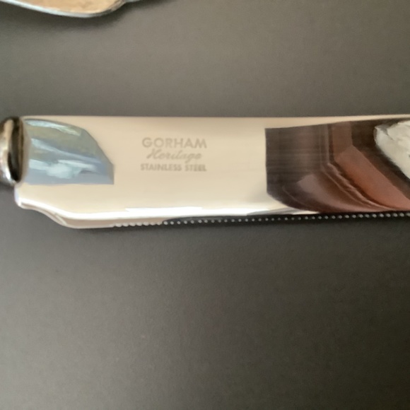 Gorham Heritage Cake Knife and Server. - Picture 2 of 5